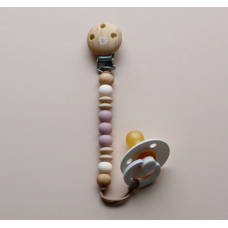 Bulle Bijouterie - Attache-suce - Effet bois - Lou Lilas